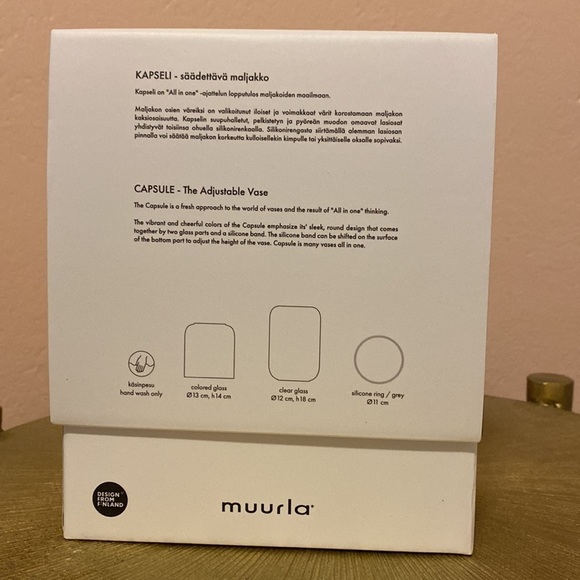 Muurla Adjustable Capsule Vase NIB - Picture 5 of 9